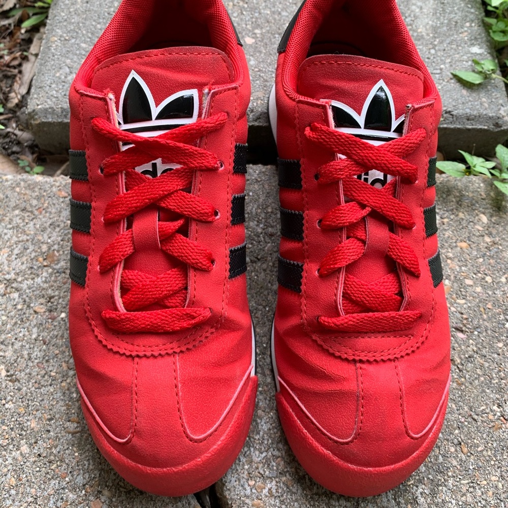 Adidas Samoa Superstar Red/Black Size 3